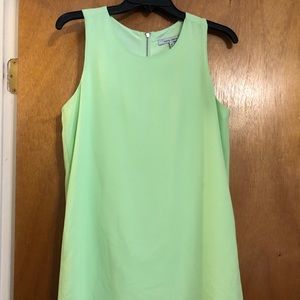 Teal Chiffon Casual Dress